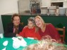 Sra.Odila com a filha e irm� no almo�o da Semana do Idoso 